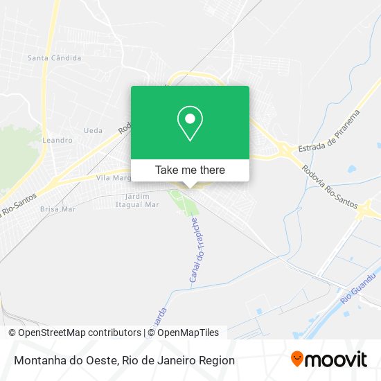 Montanha do Oeste map