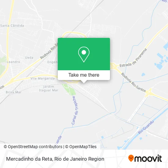 Mercadinho da Reta map