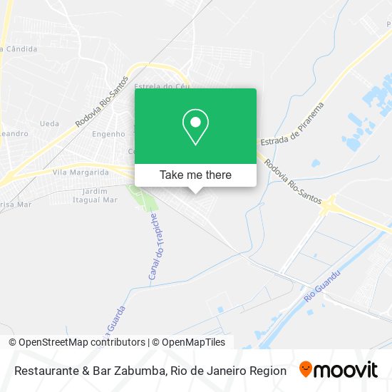 Mapa Restaurante & Bar Zabumba