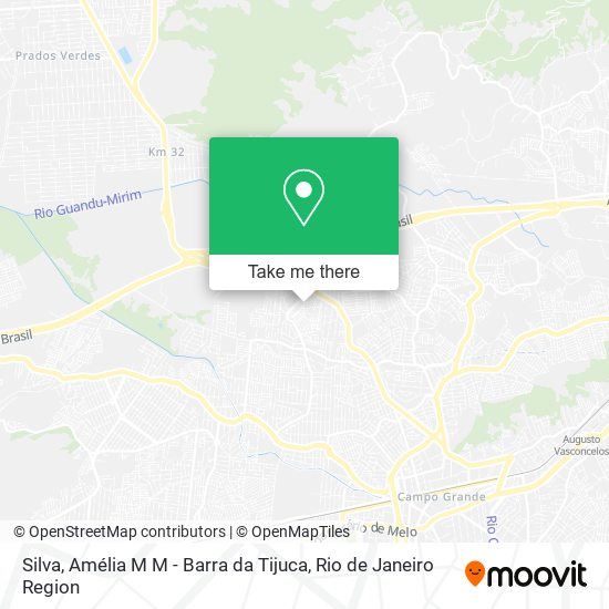 Mapa Silva, Amélia M M - Barra da Tijuca