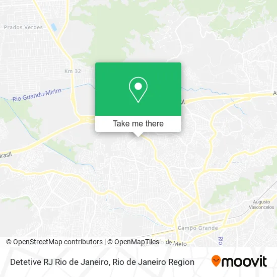 Detetive RJ Rio de Janeiro map