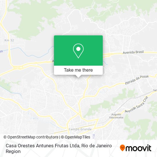 Casa Orestes Antunes Frutas Ltda map