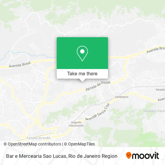 Bar e Mercearia Sao Lucas map