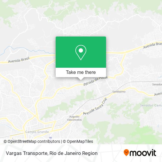 Vargas Transporte map