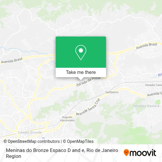 Meninas do Bronze Espaco D and e map