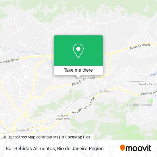 Bar Bebidas Alimentos map