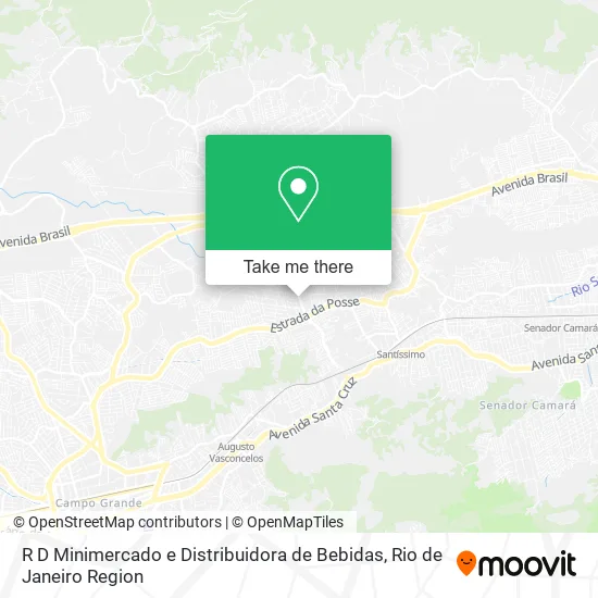 R D Minimercado e Distribuidora de Bebidas map
