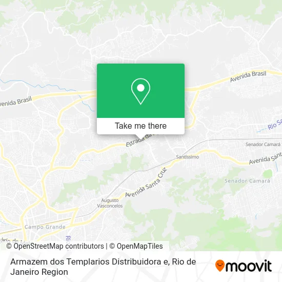 Armazem dos Templarios Distribuidora e map