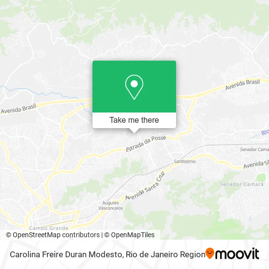 Carolina Freire Duran Modesto map