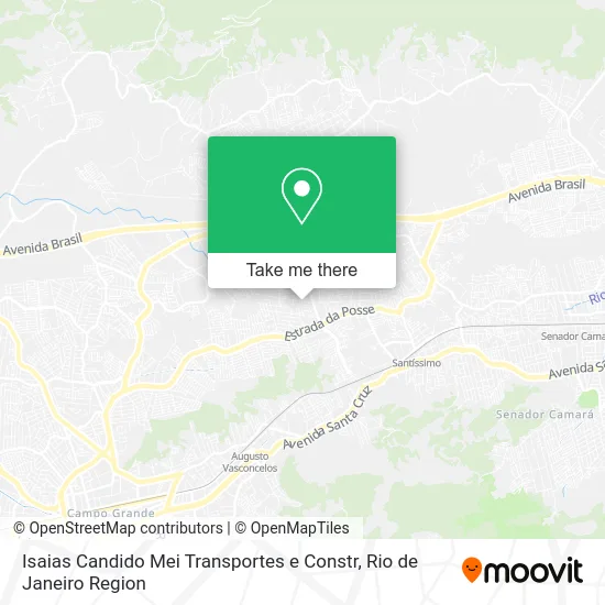 Isaias Candido Mei Transportes e Constr map