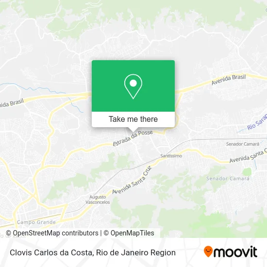 Clovis Carlos da Costa map