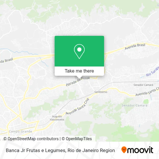 Banca Jr Frutas e Legumes map