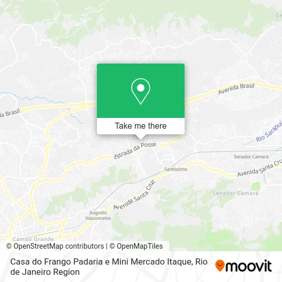 Casa do Frango Padaria e Mini Mercado Itaque map