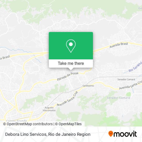 Debora Lino Servicos map