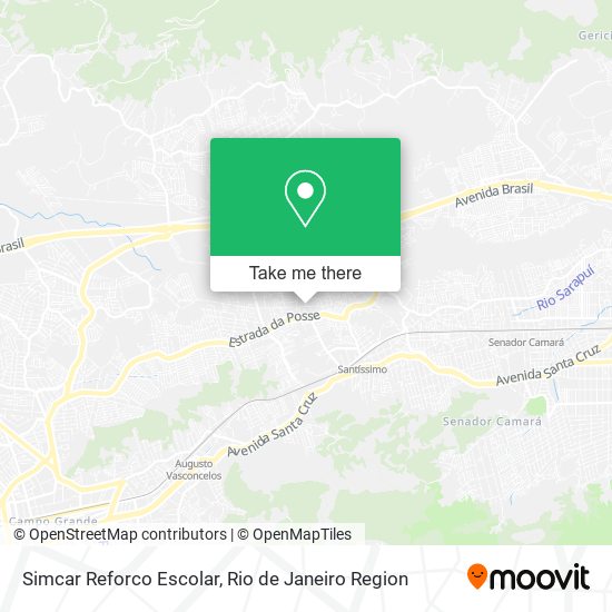 Simcar Reforco Escolar map