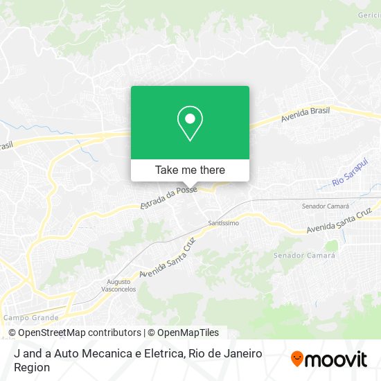 J and a Auto Mecanica e Eletrica map