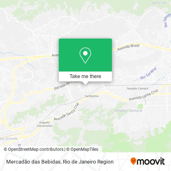Mercadão das Bebidas map