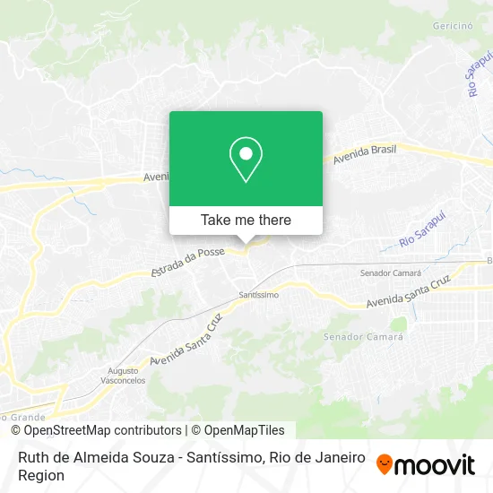 Ruth de Almeida Souza - Santíssimo map