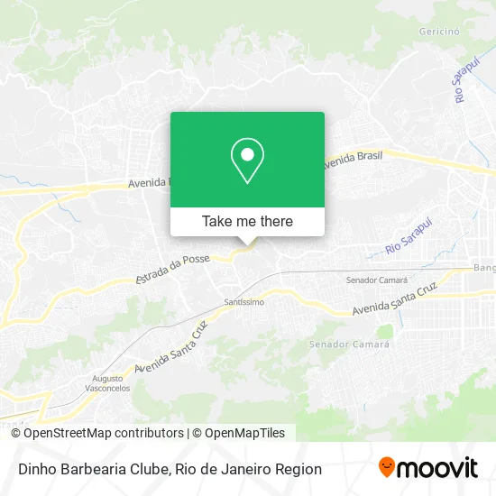 Dinho Barbearia Clube map