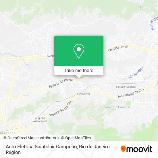 Auto Eletrica Saintclair Campeao map