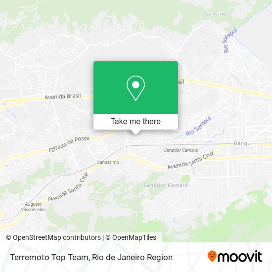 Terremoto Top Team map