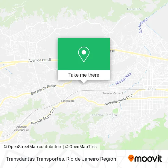 Transdantas Transportes map