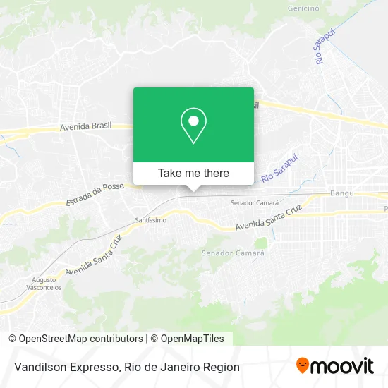 Vandilson Expresso map
