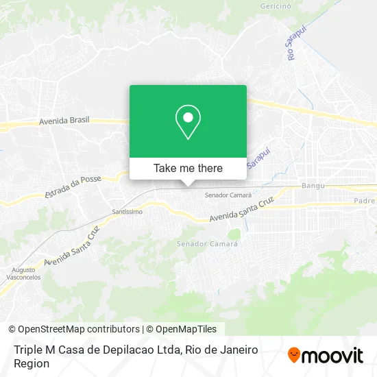 Triple M Casa de Depilacao Ltda map