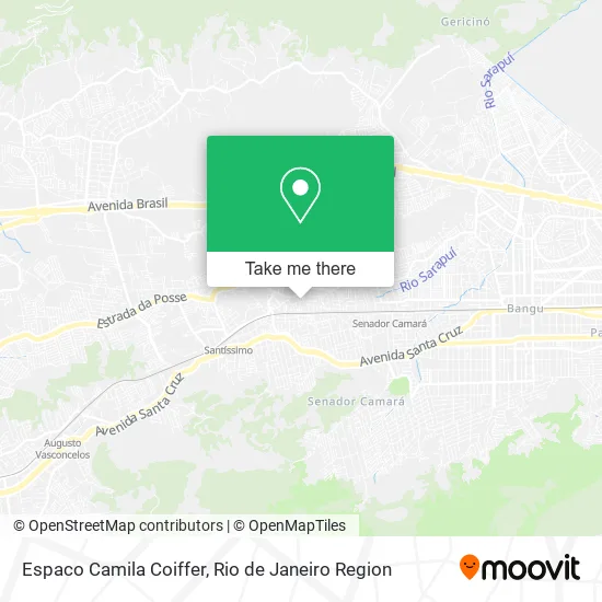 Espaco Camila Coiffer map