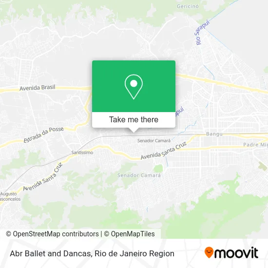Abr Ballet and Dancas map