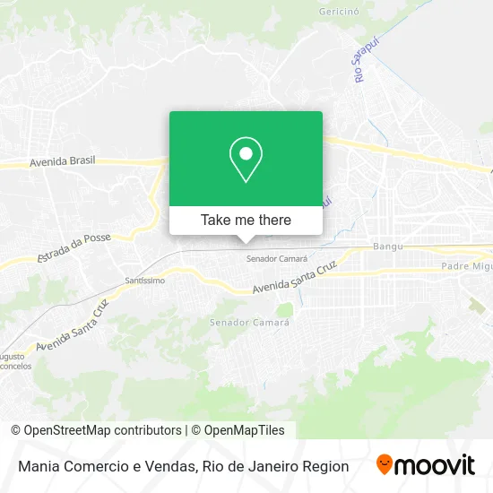 Mania Comercio e Vendas map