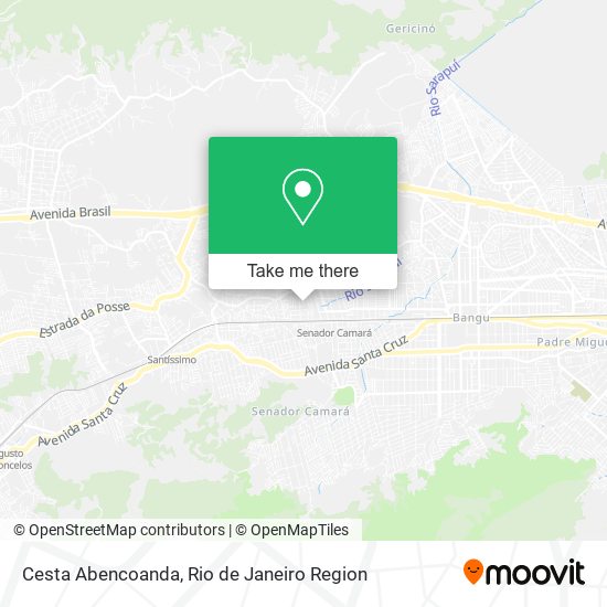 Cesta Abencoanda map