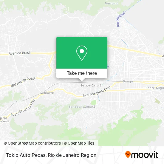 Tokio Auto Pecas map