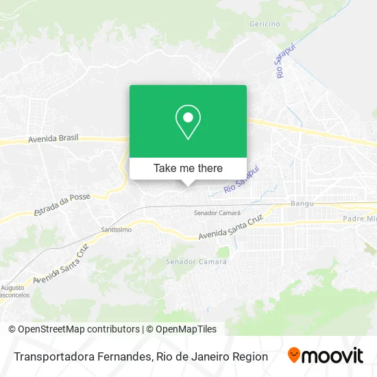 Transportadora Fernandes map