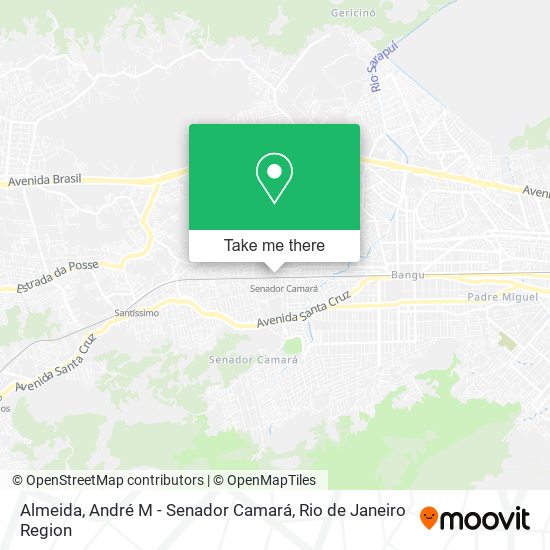 Mapa Almeida, André M - Senador Camará