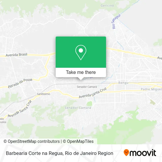 Barbearia Corte na Regua map
