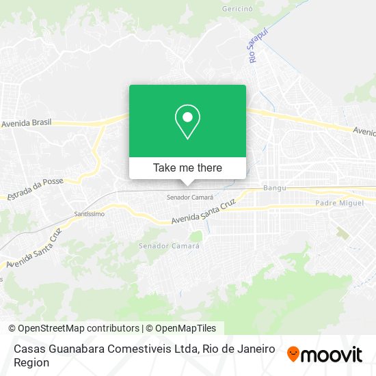 Casas Guanabara Comestiveis Ltda map