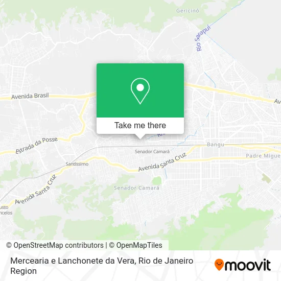 Mercearia e Lanchonete da Vera map