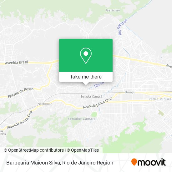 Barbearia Maicon Silva map