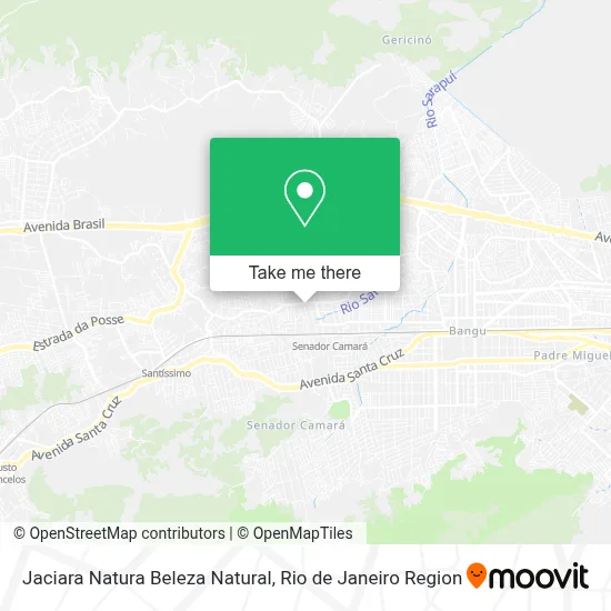 Jaciara Natura Beleza Natural map