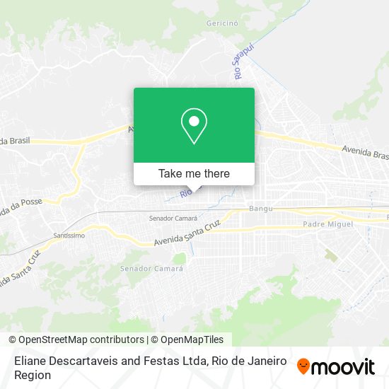 Eliane Descartaveis and Festas Ltda map