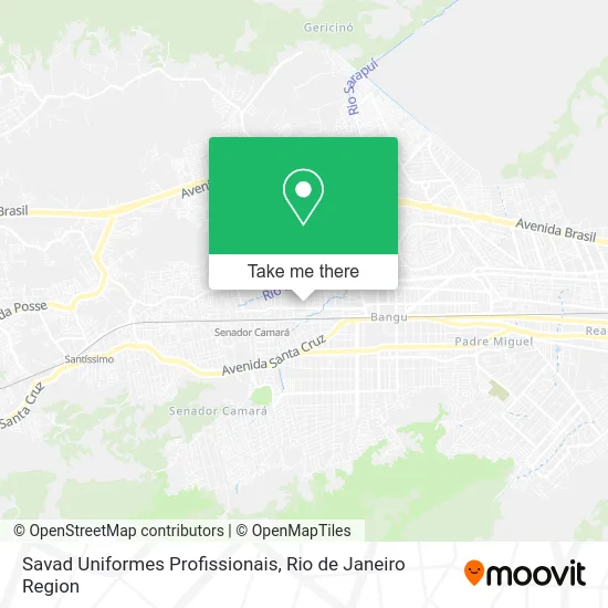 Savad Uniformes Profissionais map