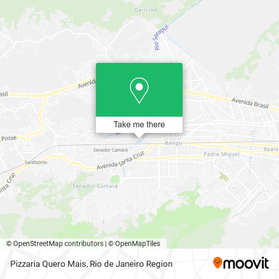 Mapa Pizzaria Quero Mais