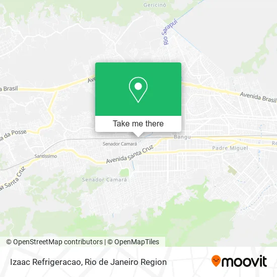 Izaac Refrigeracao map