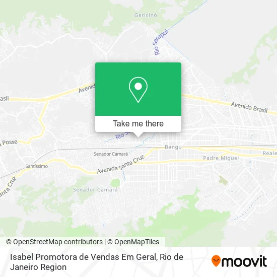 Isabel Promotora de Vendas Em Geral map