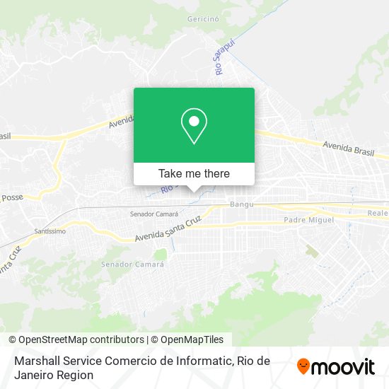 Mapa Marshall Service Comercio de Informatic