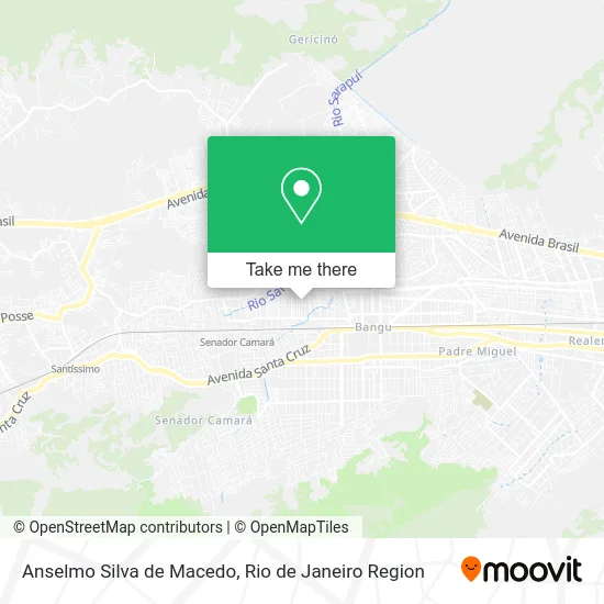 Anselmo Silva de Macedo map