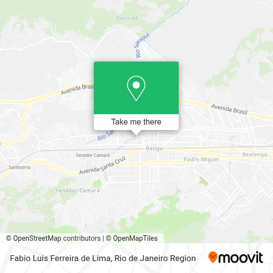 Fabio Luis Ferreira de Lima map