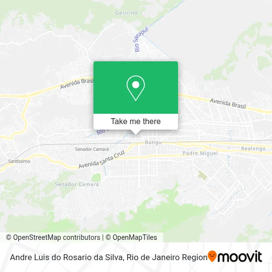 Andre Luis do Rosario da Silva map