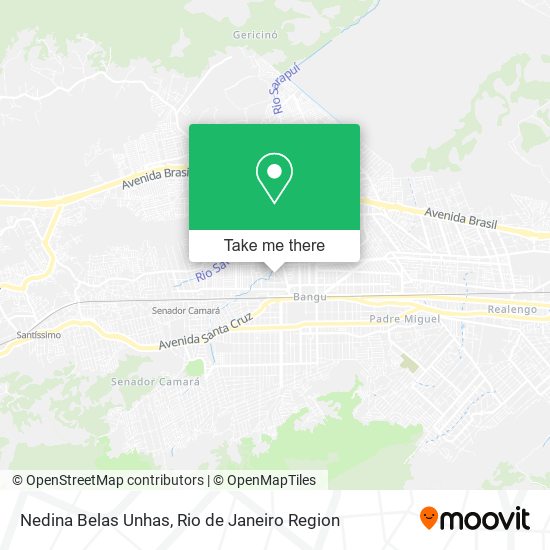 Nedina Belas Unhas map